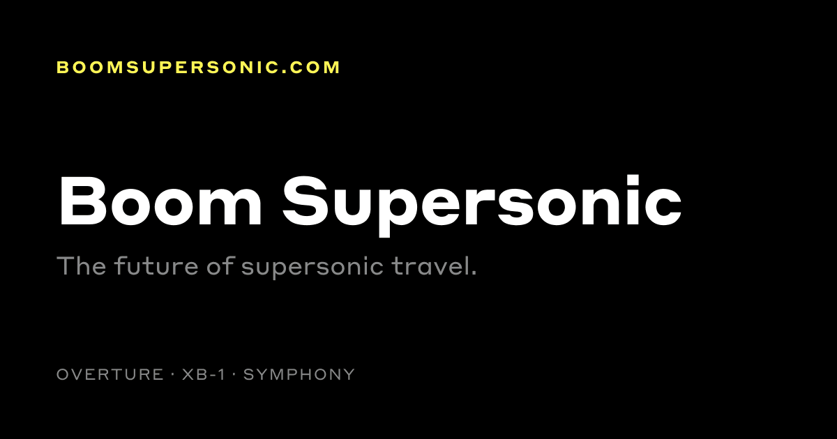 Boom Supersonic