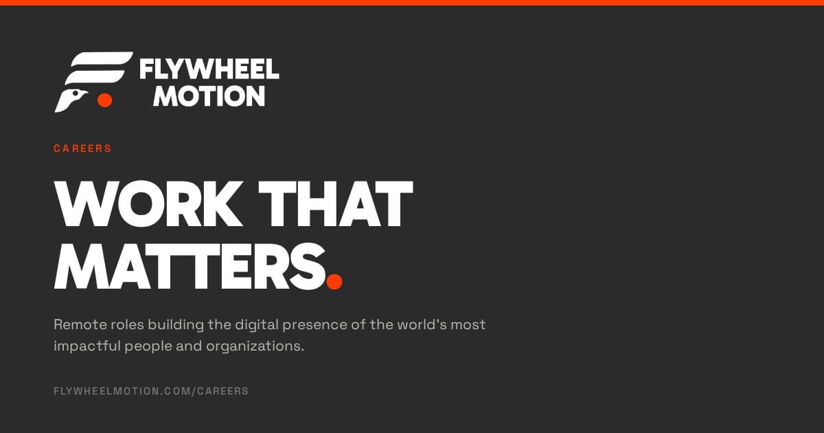 Flywheel Motion (flywheelmotion.com)