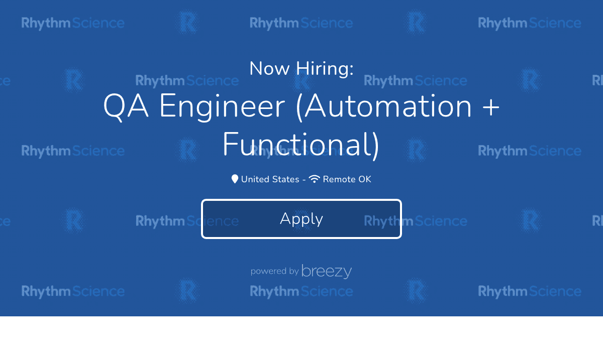 RhythmScience