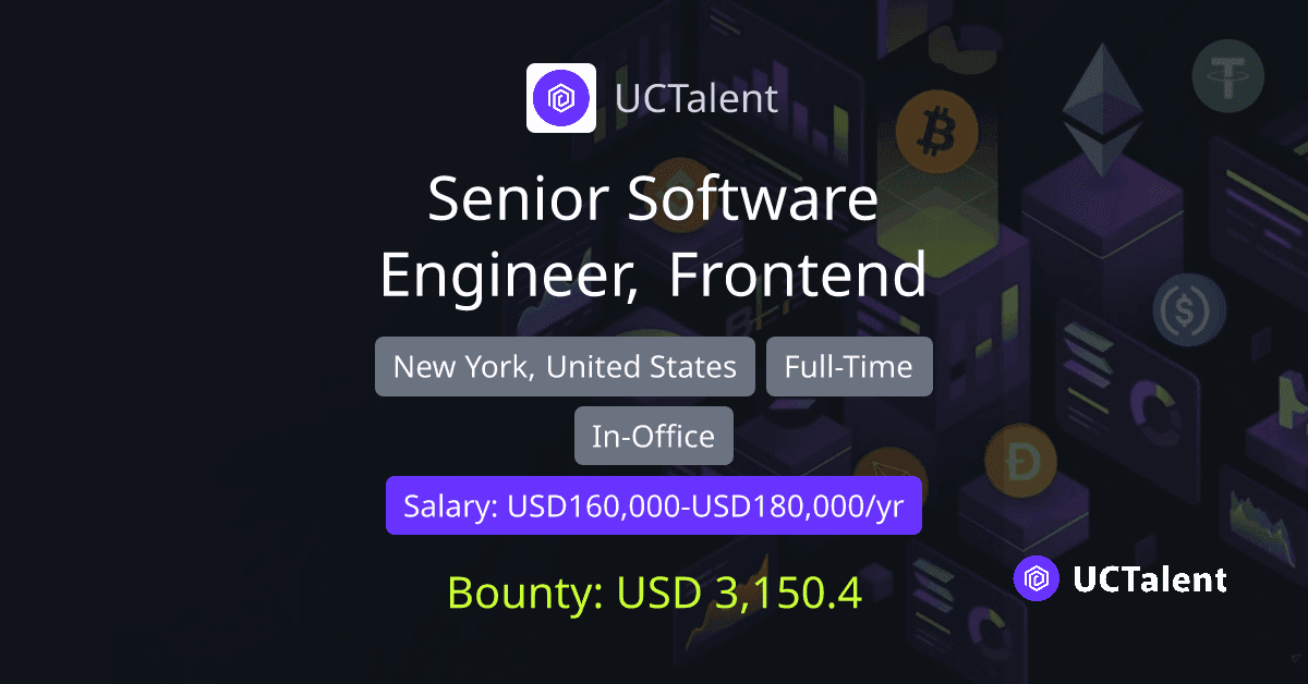 Senior Software Engineer, Frontend